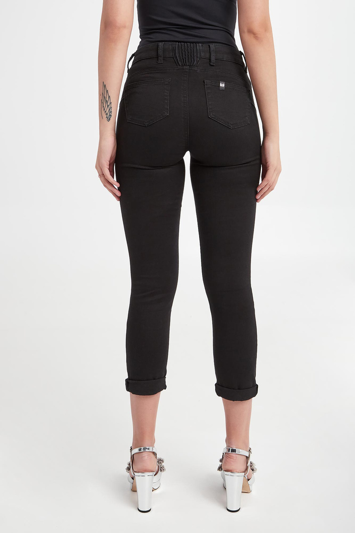 Jeansy Damskie Bottom Up Liu Jo Czarny Skinny Ua Ds