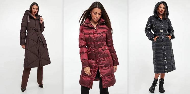 Puchowe płaszcze damskie