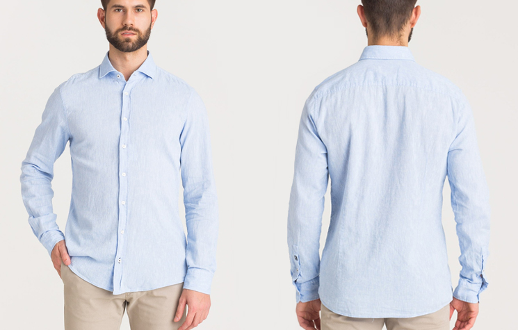 Jak świetnie wyglądać latem - błękitna koszula dla Niego