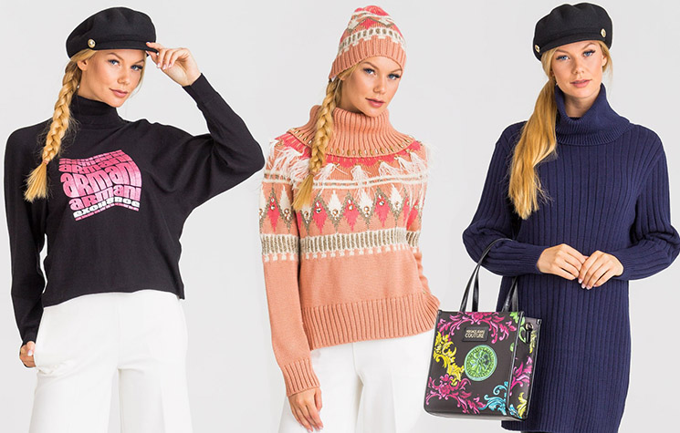 Modne damskie golfy na zimę