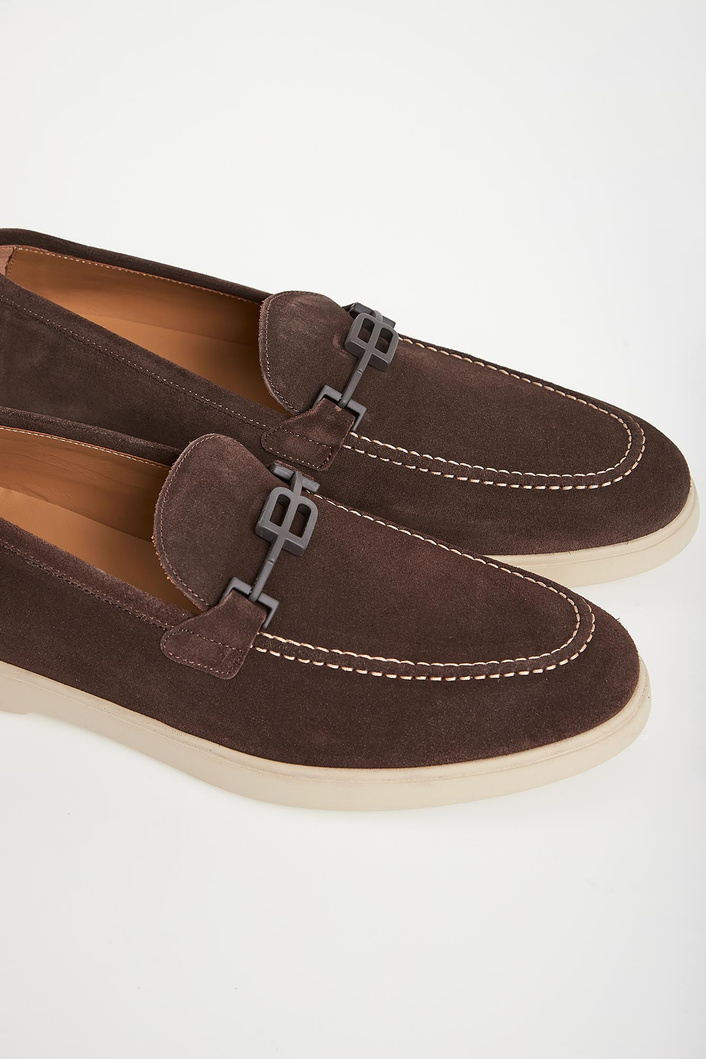 Loafersy męskie zamszowe BALDININI