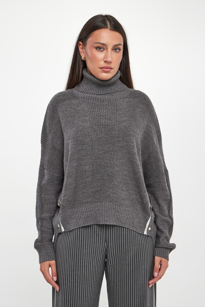 Sweter damski z golfem LIU JO