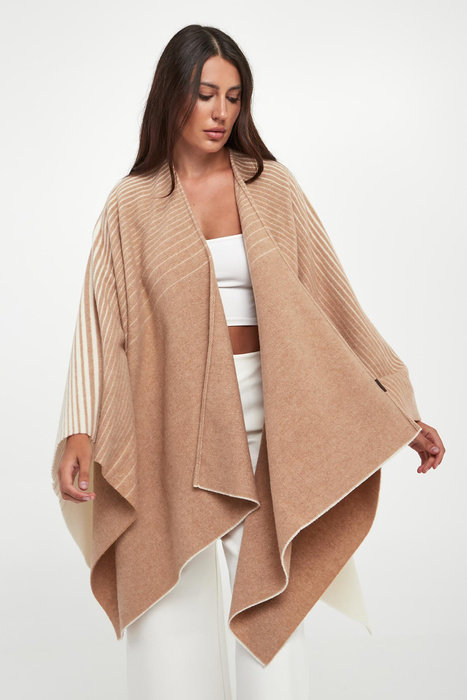 Ponczo damskie wełniane Brenta MM