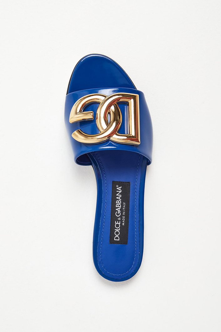 Klapki damskie skórzane DOLCE & GABBANA