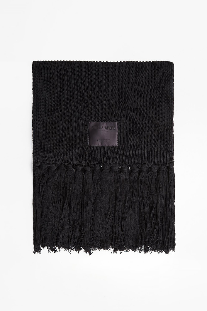 Szal damski wełniany PATRIZIA PEPE