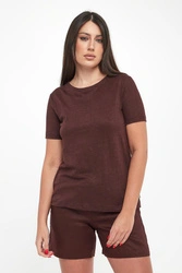 T-shirt damski lniany Lane ECOALF