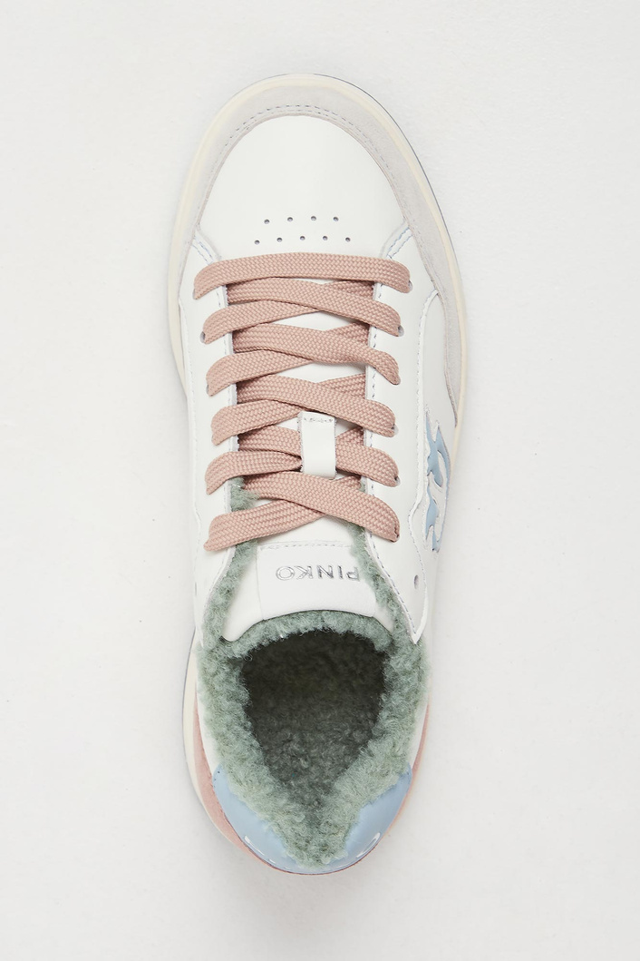 Sneakersy damskie skórzane PINKO