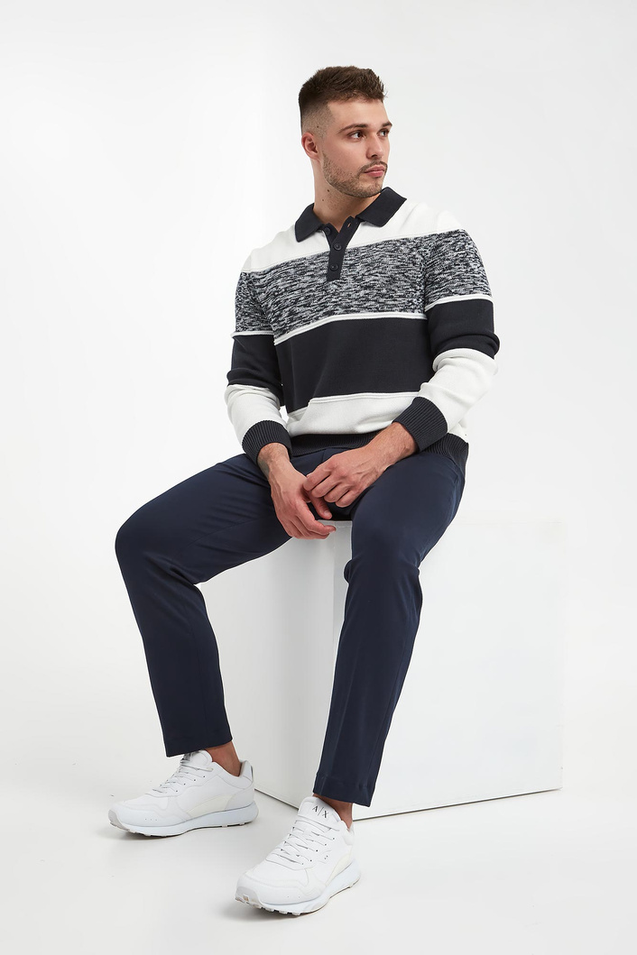 Sweter męski w paski Odin JOOP! JEANS