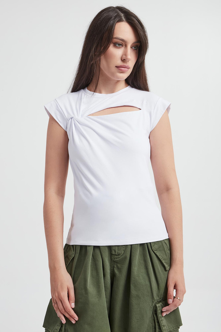 T-shirt damski Tropici PINKO