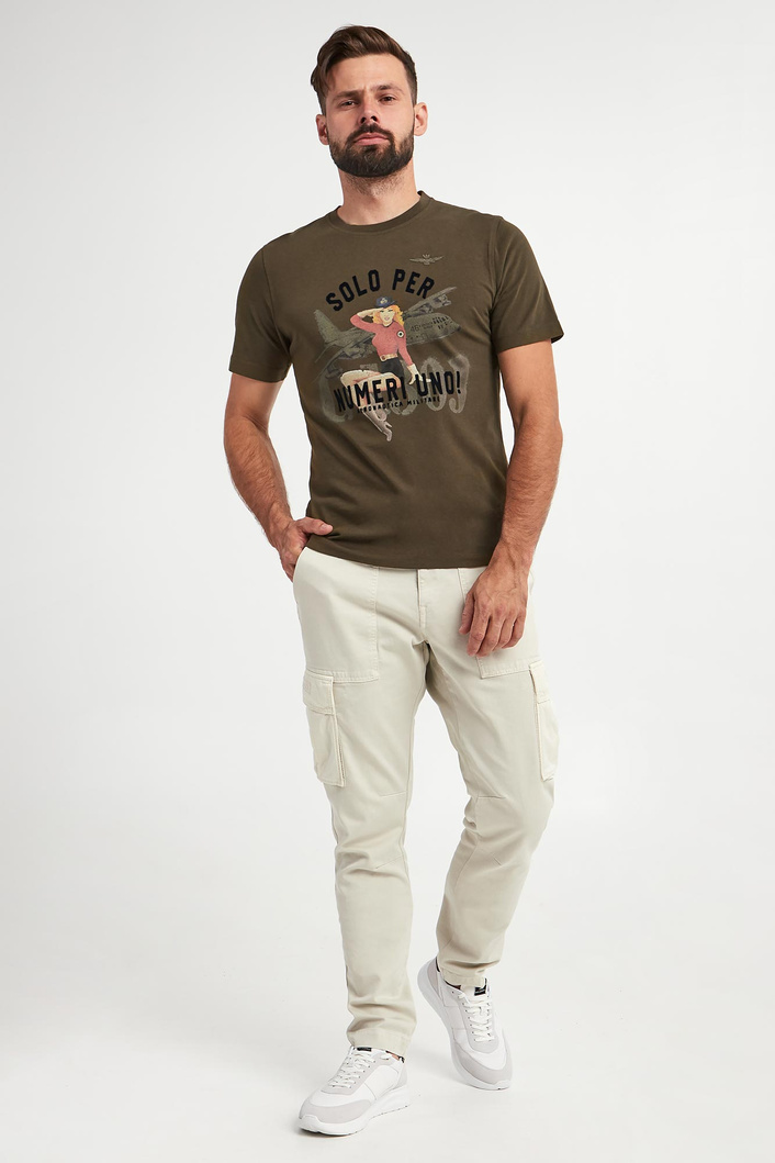 T-shirt męski AERONAUTICA MILITARE