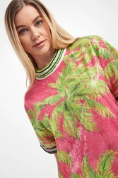 T-shirt damski cekinowy ERMANNO FIRENZE