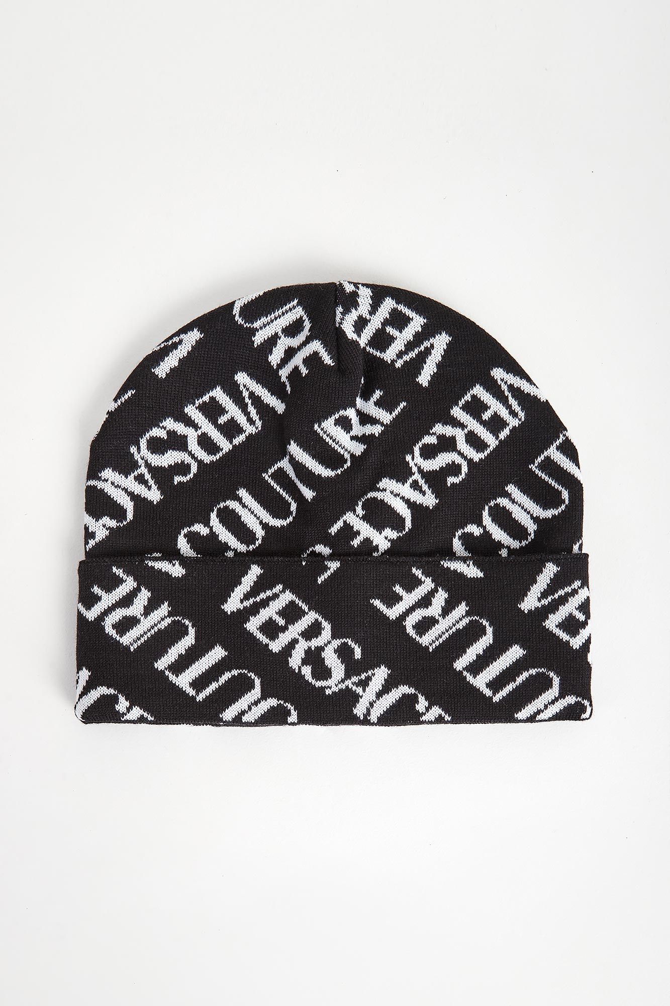 Czapka męska wełniana VERSACE JEANS COUTURE Czarny