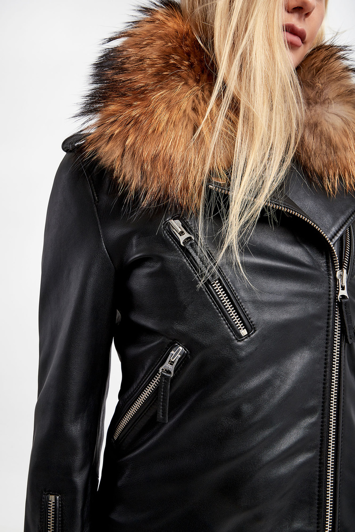 Ramoneska damska skórzana BLAUER