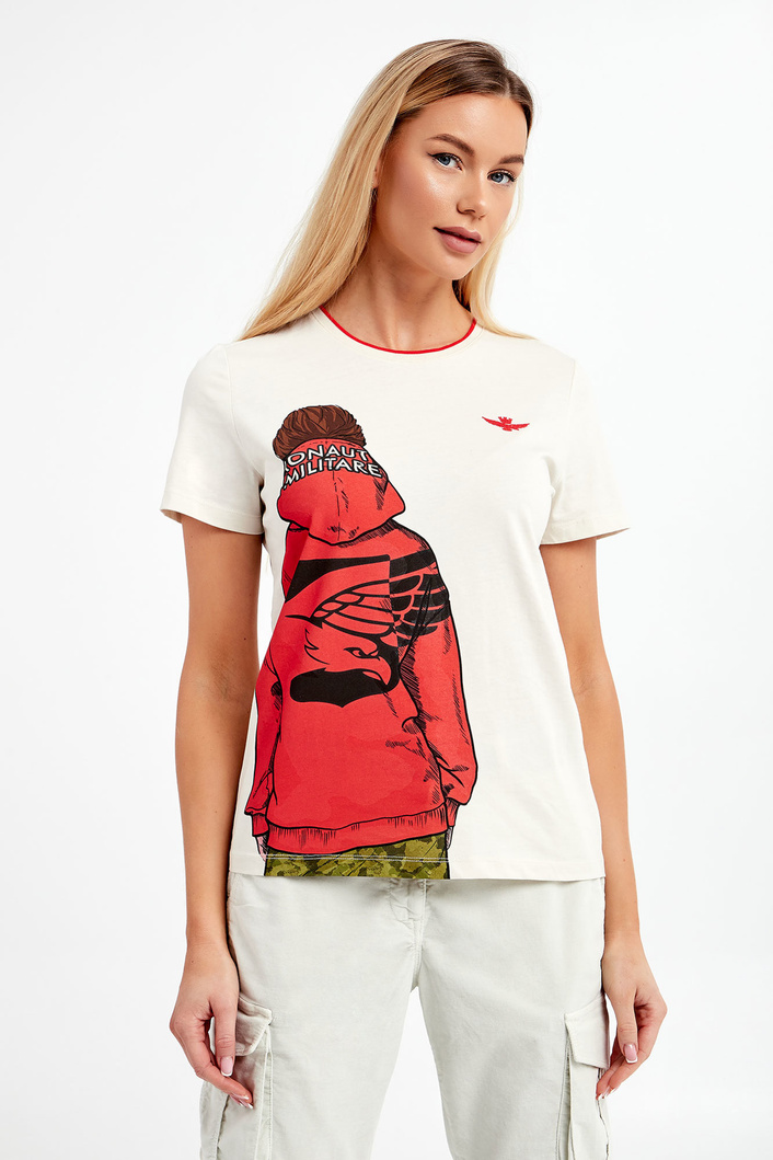  T-shirt damski AERONAUTICA MILITARE