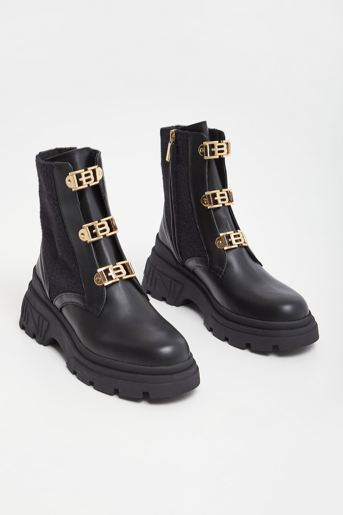 Botki damskie skórzane BALDININI