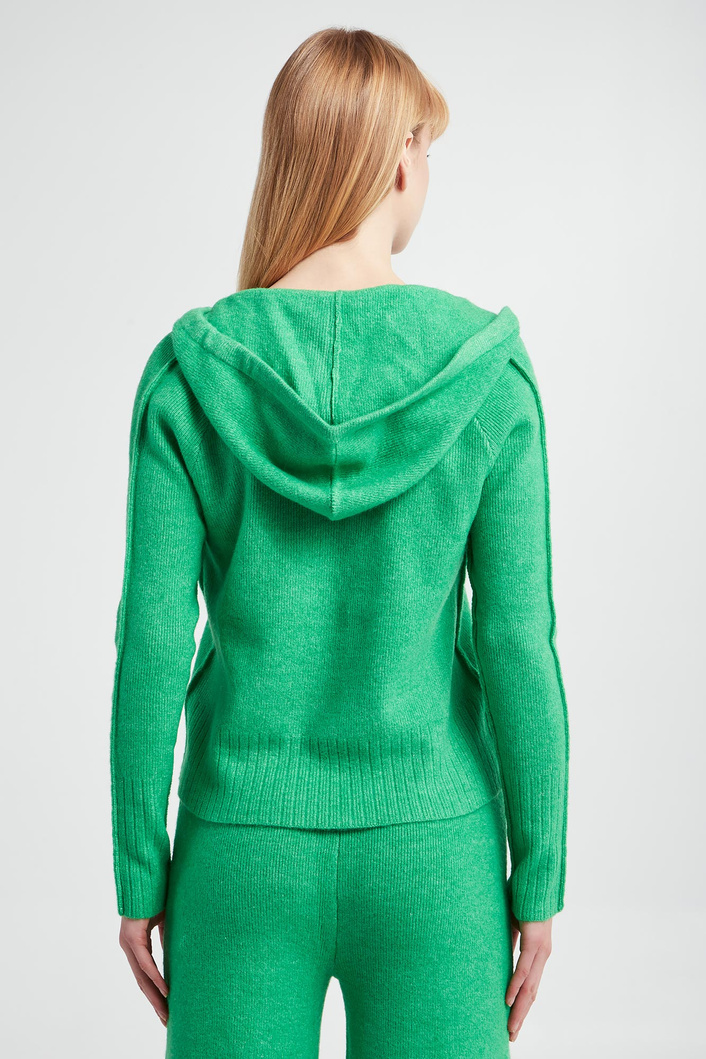 Sweter damski z kapturem PATRIZIA PEPE