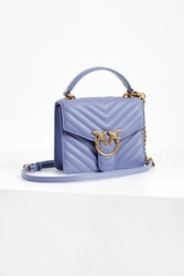 Torebka Love Mini Top Handle Chevron PINKO