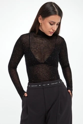 Golf damski wełniany Moss PINKO