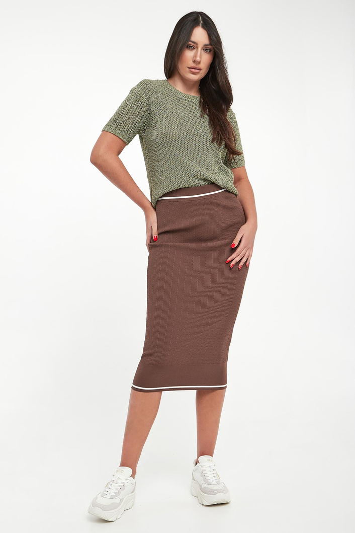 Sweter damski z krótkim rękawem ARMANI EXCHANGE