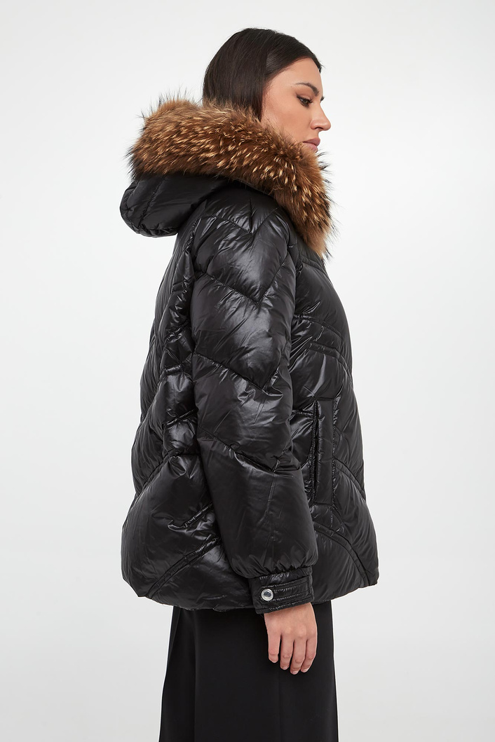 Kurtka damska z futerkiem ERMANNO FRIENZE