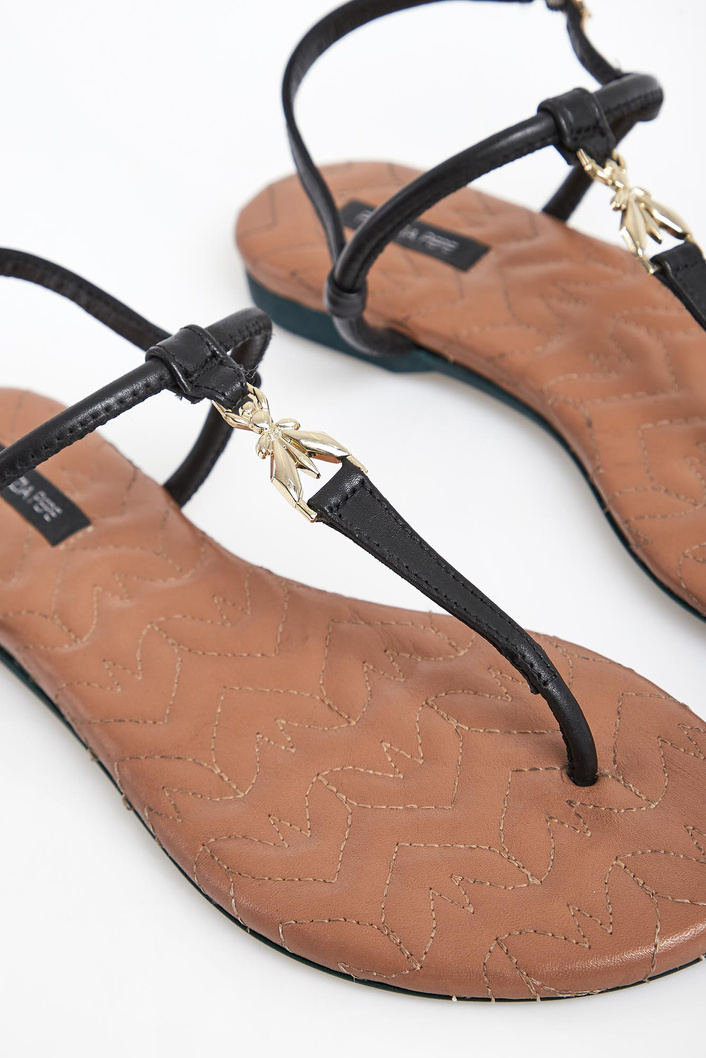 Sandały damskie skórzane PATRIZIA PEPE