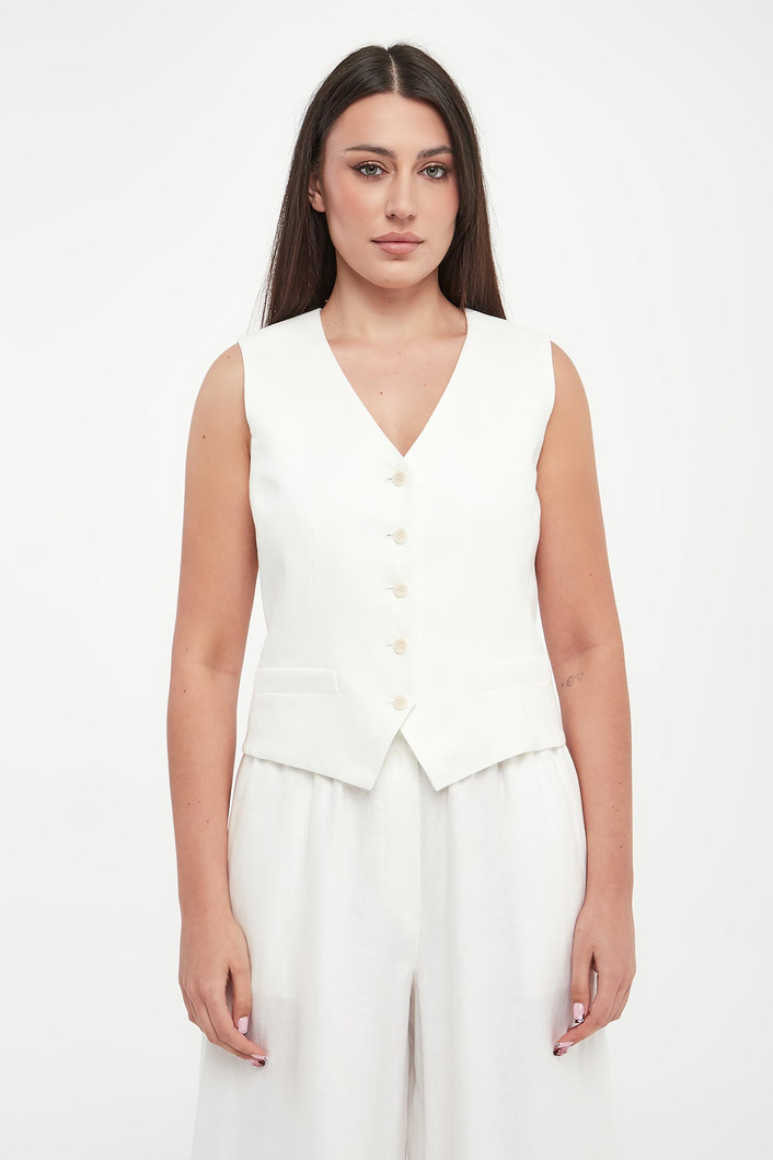 Kamizelka damska lniana Pace WEEKEND MAX MARA