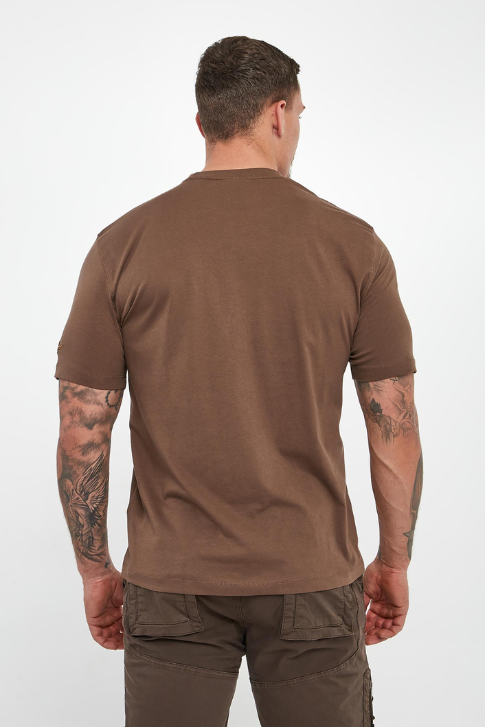 T-shirt męski z logo AERONAUTICA MILITARE