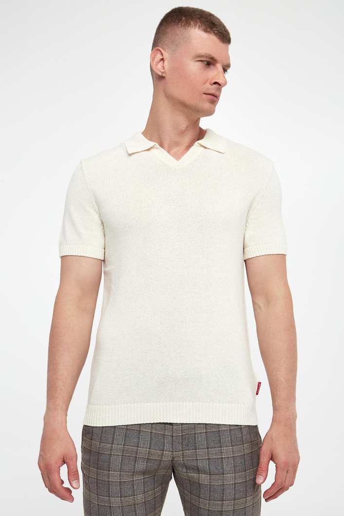 Sweter męski z kołnierzykiem Beloro JOOP! JEANS