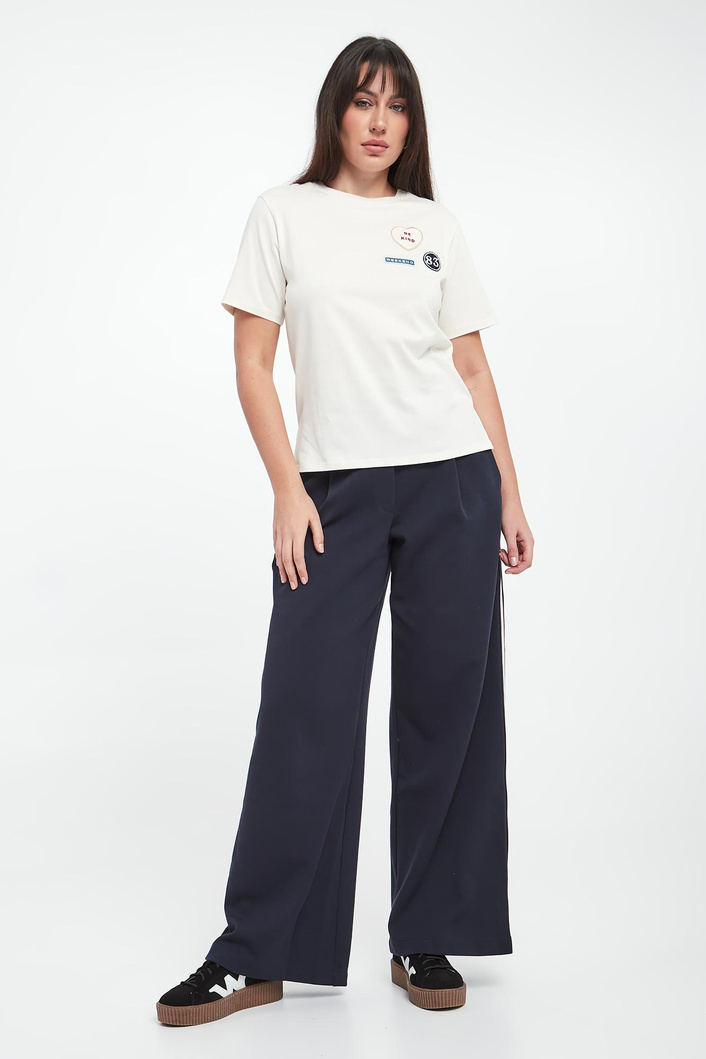 T-shirt damski West z naszywkami WEEKEND MAX MARA