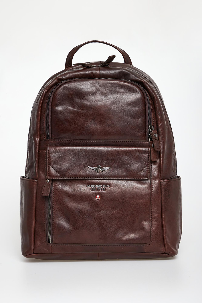 Plecak męski skórzany AERONAUTICA MILITARE