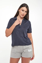 Polo damskie lniane Troms ECOALF