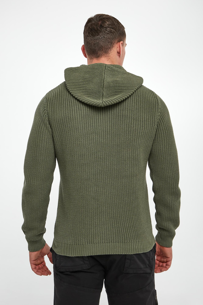 Sweter męski z kapturem AEROANUTICA MILITARE