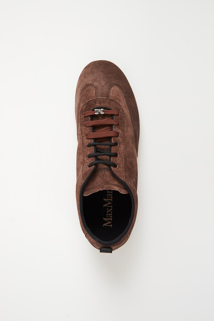 Sneakersy damskie zamszowe Stecca MAX MARA ACCESSORI