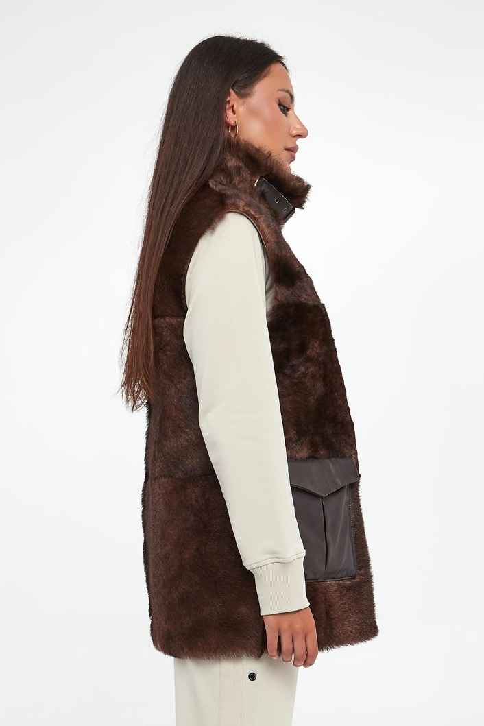 Kamizelka damska futrzana AERONAUTICA MILITARE