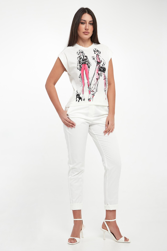 T-shirt damski z nadrukiem SPORTALM