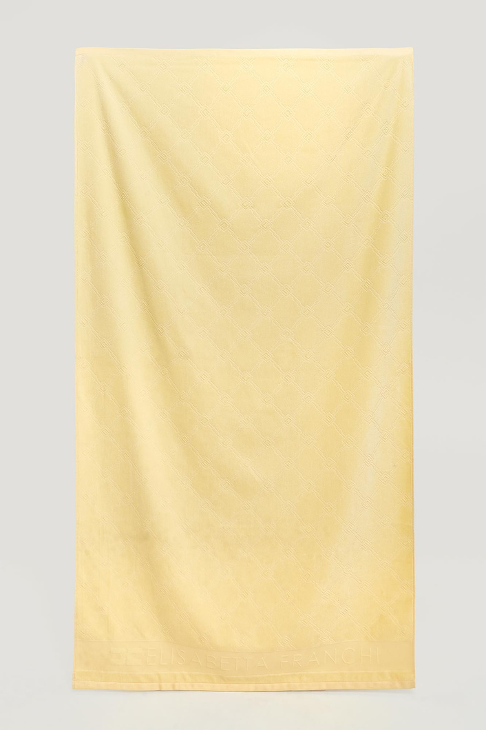 Ręcznik z żakardowej tkaniny frotte ELISABETTA FRANCHI