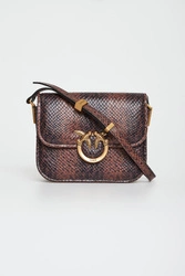 Torebka damska Love Box Bag Mini Pelle Stampa Lucertolina PINKO