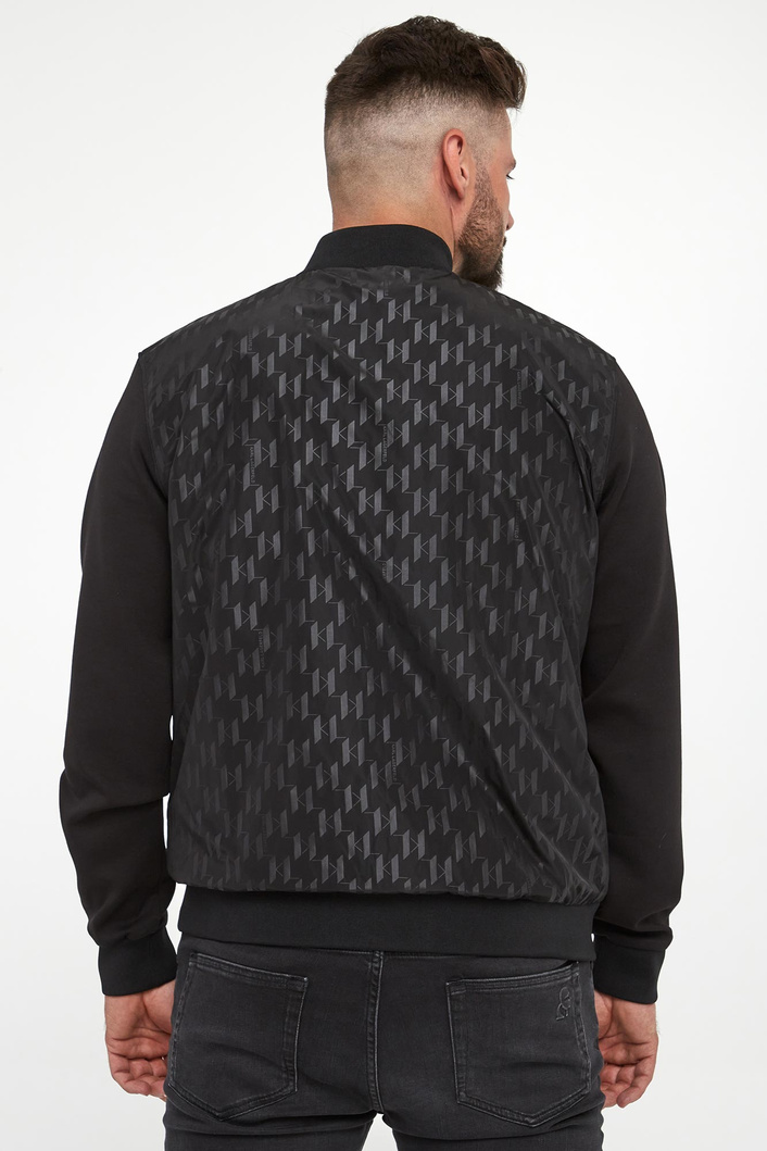 Kurtka męska bomberka z logo KARL LAGERFELD