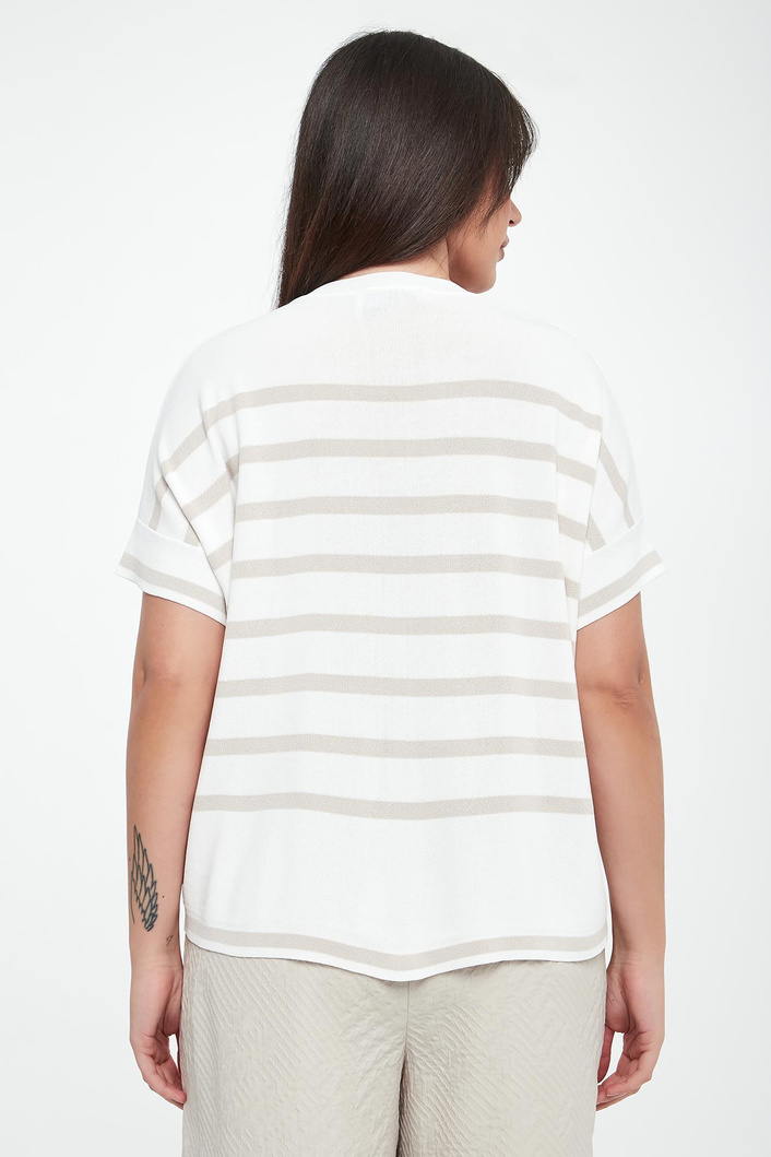 Bluzka damska dzianinowa w paski JOSEPH RIBKOFF