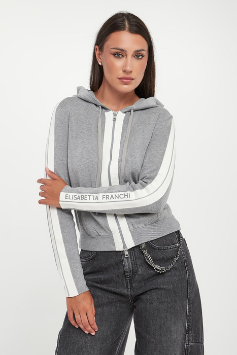 Sweter damski z kapturem ELISABETTA FRANCHI