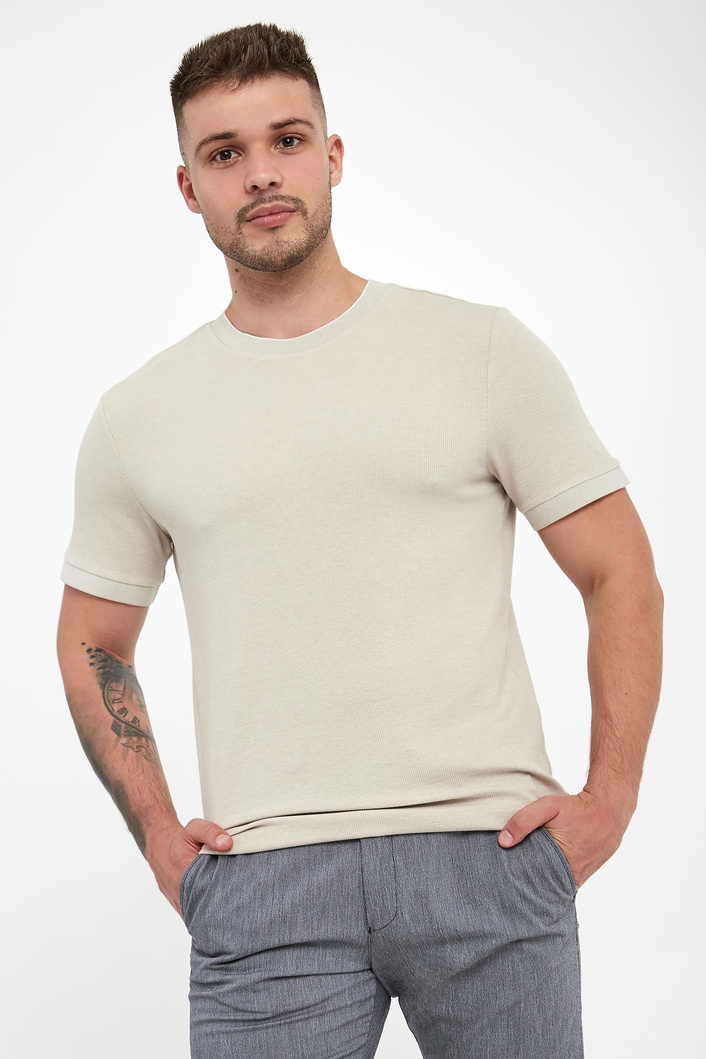T-shirt męski dzianinowy Gasparian JOOP!