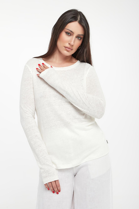 Longsleeve damski lniany Cale ECOALF