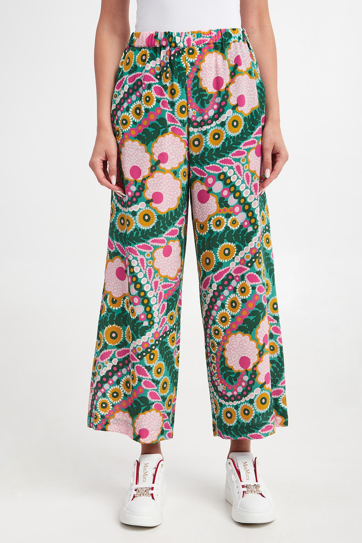 Spodnie damskie jedwabne Karman WEEKEND MAX MARA