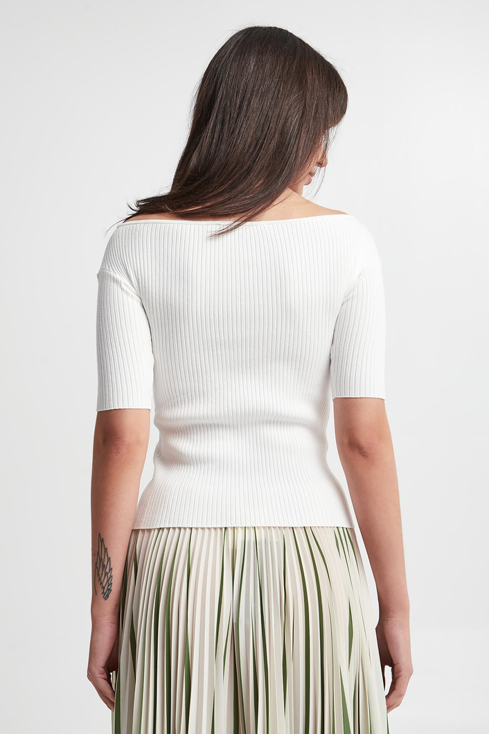 Sweter damski z krótkim rękawem Soraia WEEKEND MAX MARA