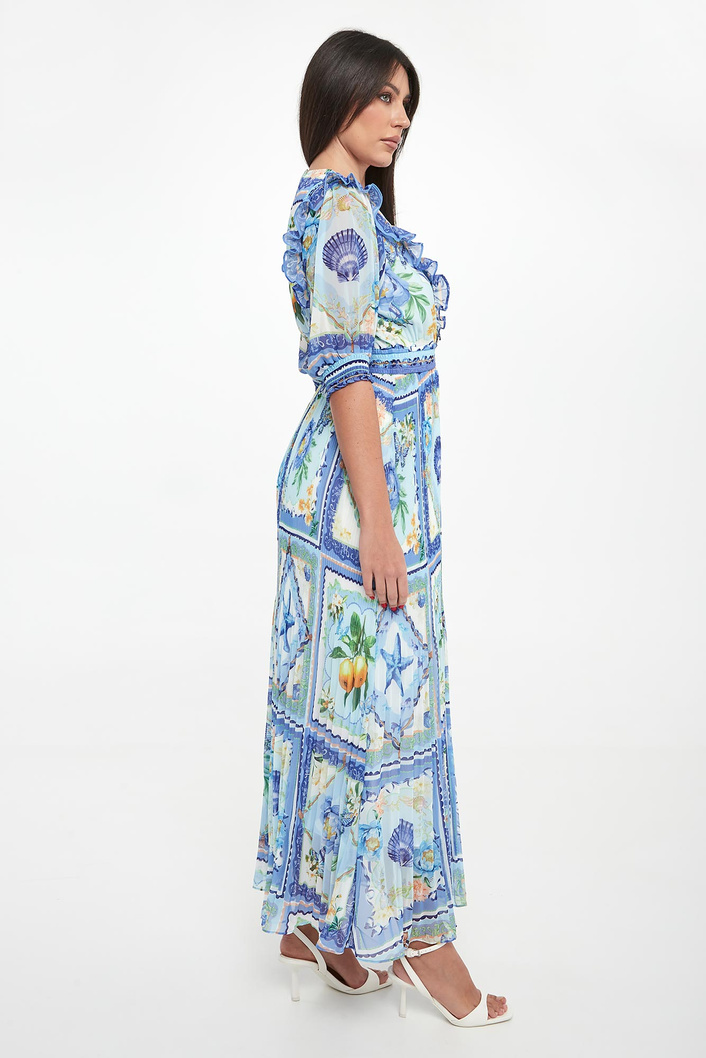Sukienka szyfonowa maxi HALE BOB