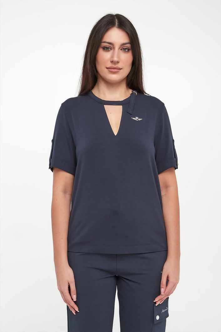 T-shirt damski AERONAUTICA MILITARE