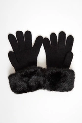 Rękawiczki damskie z futerkiem LIU JO