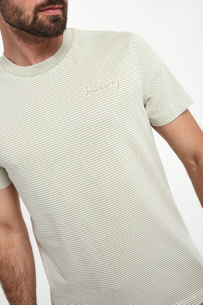 T-shirt męski w paski BURBERRY