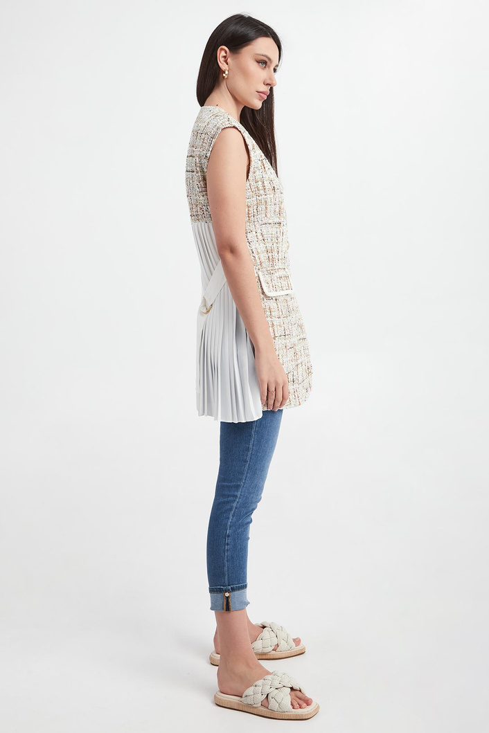 Kamizelka tweedowa TWINSET ACTITUDE