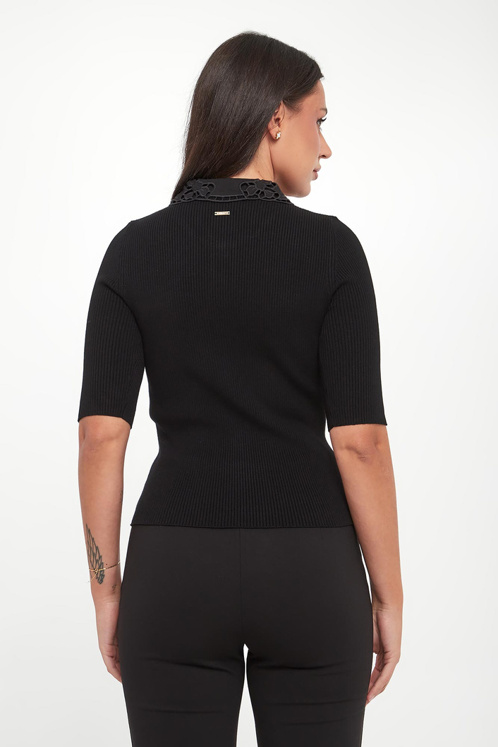Sweter damski z kołnierzykiem TWINSET